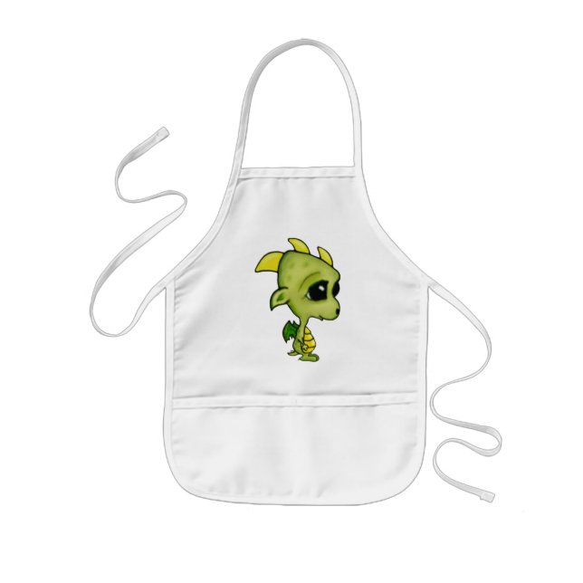 Tablier Enfant Dragon de bébé (Devant)