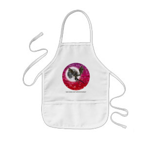 Tablier Enfant Dragon Noir - Créature Fantastique Mythique Ciel R