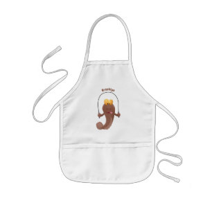 Tablier Enfant Drôle sauter boudskipper poisson dessin animé