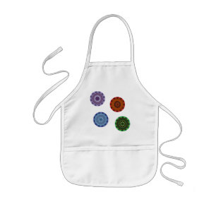 Tablier Enfant Eléments Mandalas Apron