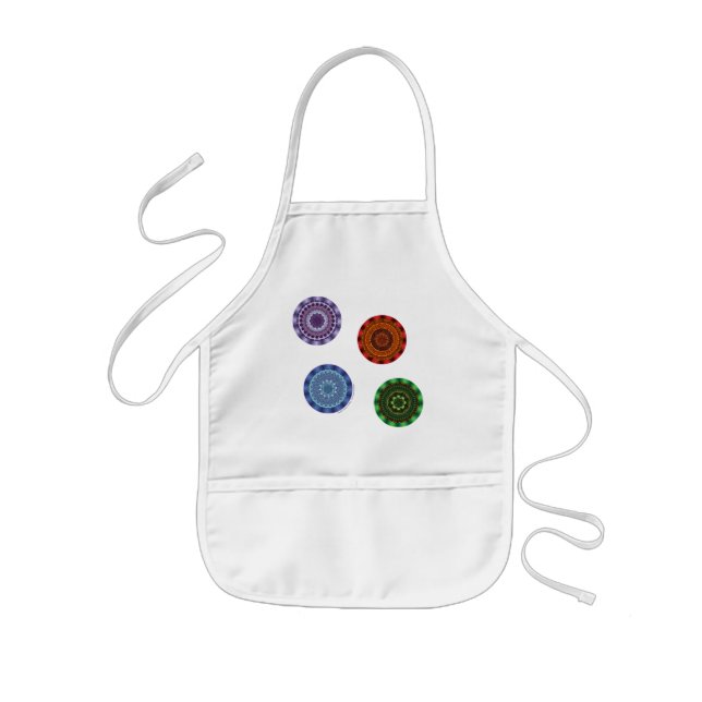 Tablier Enfant Eléments Mandalas Apron (Devant)