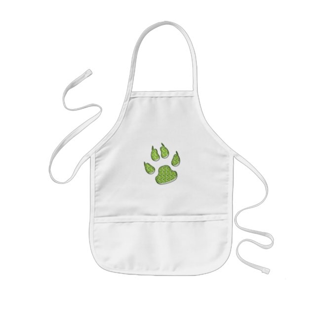 Tablier Enfant empreinte de patte (Devant)