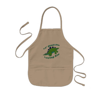 Tablier Enfant Enfant affectueux de Dino