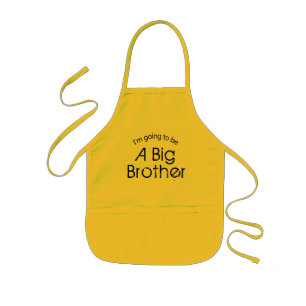 Tablier Enfant Enfants Chef Apron Big Brother Faire-part