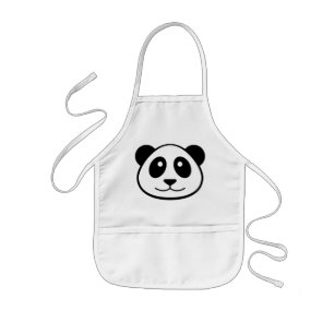 Tablier Enfant Enfants de visage de panda