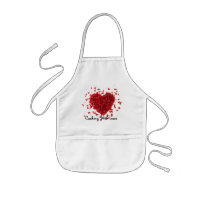 Enfants faisant cuire avec amour