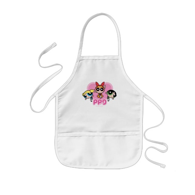 Tablier Enfant Équipe de filles Powerpuff stupéfiant (Devant)