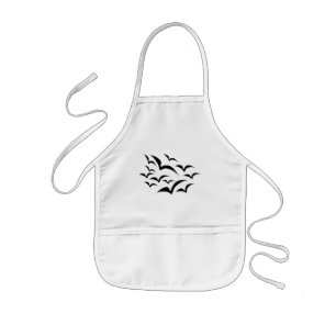 Tablier Enfant Espace de Cuisine pour enfants Black Bat Cloud