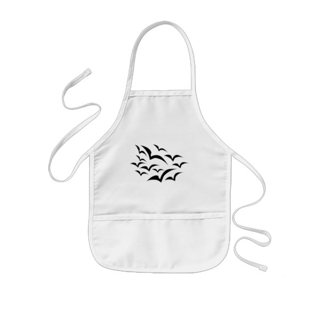 Tablier Enfant Espace de Cuisine pour enfants Black Bat Cloud (Devant)