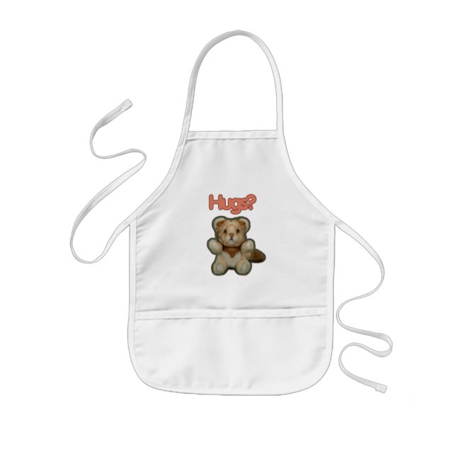 Tablier Enfant Étreintes mignonnes de lion (Devant)