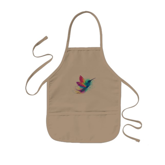 Tablier Enfant Exotic Rainbow Hummingbird (Devant)