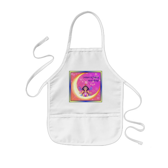 Tablier Enfant Faery Nice Day Pixel Art (Devant)
