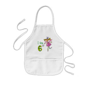 Tablier Enfant Fée rose de princesse
