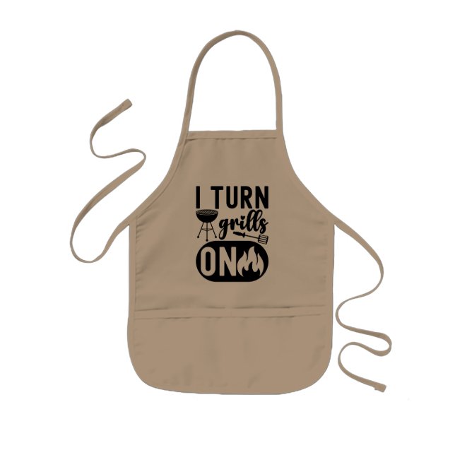 Tablier Enfant Flamme & Saveur : Passion Culinaire (Devant)