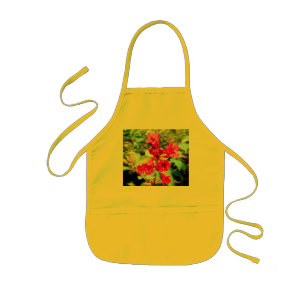 Tablier Enfant Fleurs roses