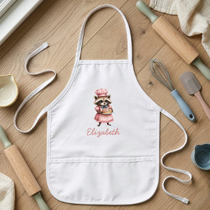 Tablier Enfant Fournil Raton Laveur Mignon Personnalisé