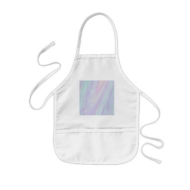 Tablier Enfant Fractale en pastel de motif - la mer Shell (Devant)