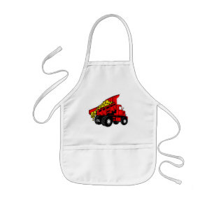 Tablier Enfant Garçons mignons des camions