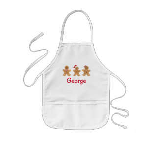 Tablier Enfant Garçons Pain d'épices Trio Apron, Enfant Apron
