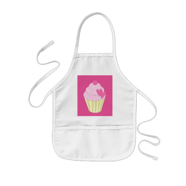 Tablier Enfant Gâteau décoré illusima (Devant)