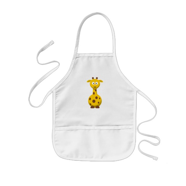 Tablier Enfant Girafe de dessin animé (Devant)