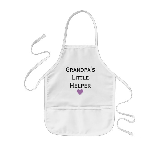 Tablier Enfant Grand-père's Little Helper Grandkids' Apron (Devant)
