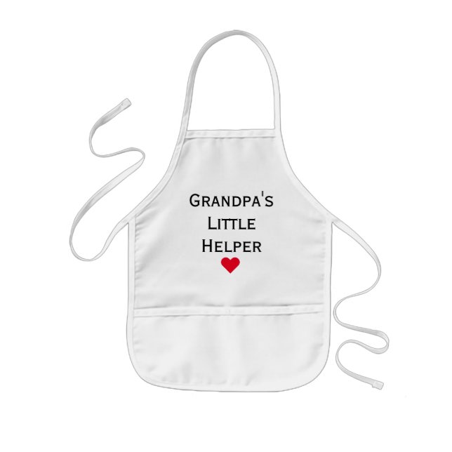 Tablier Enfant Grand-père's Little Helper Grandkids' Apron (Devant)