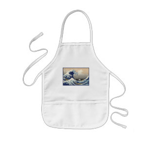 Tablier Enfant Grande Vague au large de Kanagawa & Mont Fuji Mer