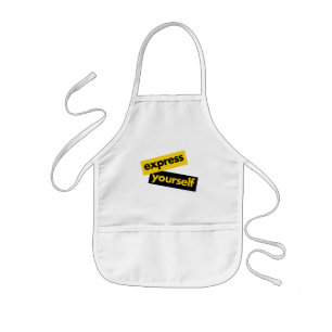 Tablier Enfant Graphique moderne, dynamique, audacieux de l'Expre