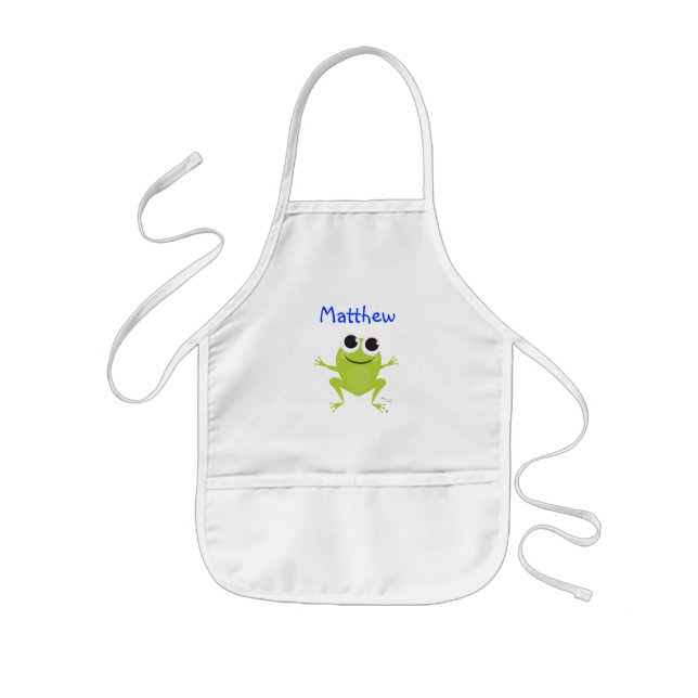 Tablier Enfant Grenouille mignonne (Devant)