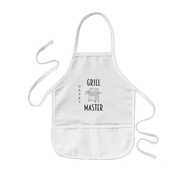 Tablier Enfant Grill Master Cuisine enfant personnalisée (Devant)