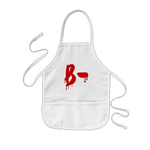 Tablier Enfant Groupe sanguin B- Hôpital d'horreur négatif