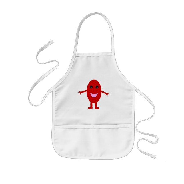 Tablier Enfant Happy Red Grape Kids Cuisine Apron (Devant)