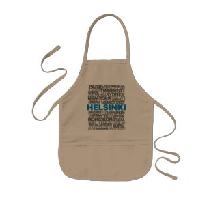 Tablier Enfant HELSINKI et d'autres villes apron - choisir style