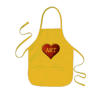 Tablier Enfant I Love Art Kids Apron
