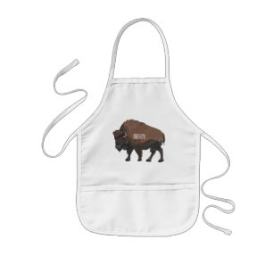 Tablier Enfant Illustration de bison