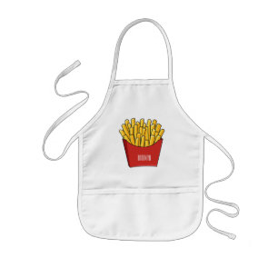 Tablier Enfant Illustration de frites