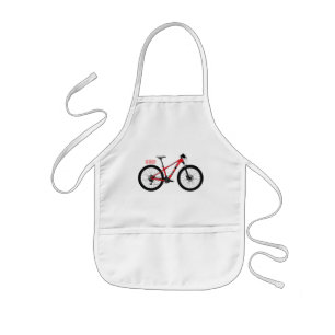 Tablier Enfant Illustration de la bande dessinée de vélo