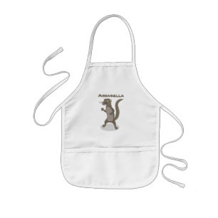 Tablier Enfant Illustration de mignonne mangouste