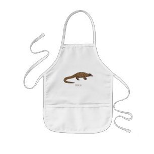 Tablier Enfant Illustration de pangolin à queue longue