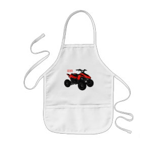 Tablier Enfant Illustration de Quad bike atv