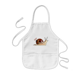 Tablier Enfant Illustration d'escargot