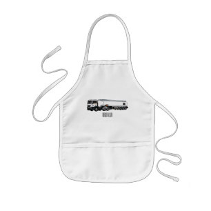Tablier Enfant Illustration du transport de carburant par camion-