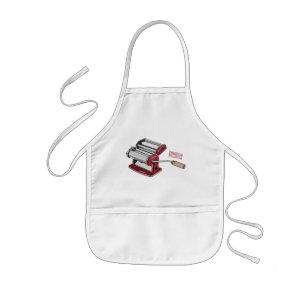 Tablier Enfant Illustration d'un fabricant de pâtes alimentaires