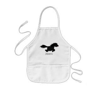 Tablier Enfant Illustration d'un poney de Shetland mignon