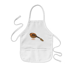 Tablier Enfant Illustration en mandoline