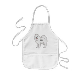 Tablier Enfant Illustration Samoyed dog
