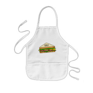Tablier Enfant Illustration Sandwich