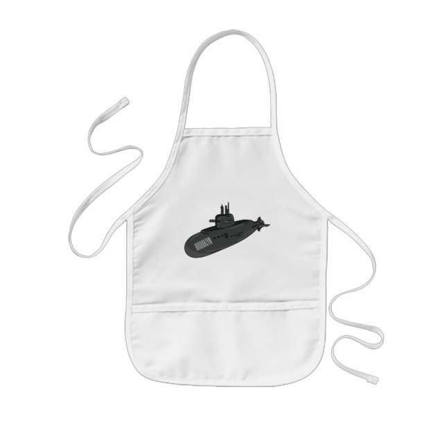 Tablier Enfant Illustration sous-marine (Devant)