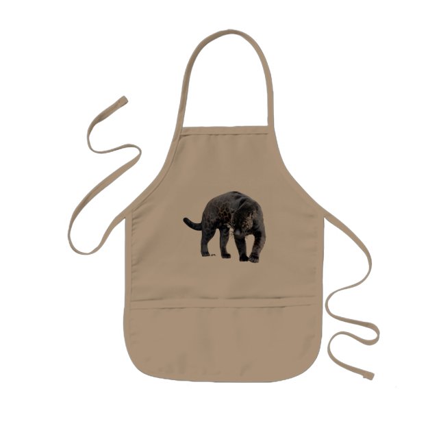 Tablier Enfant Jaguar Diablo enfants kaki chef apron (Devant)
